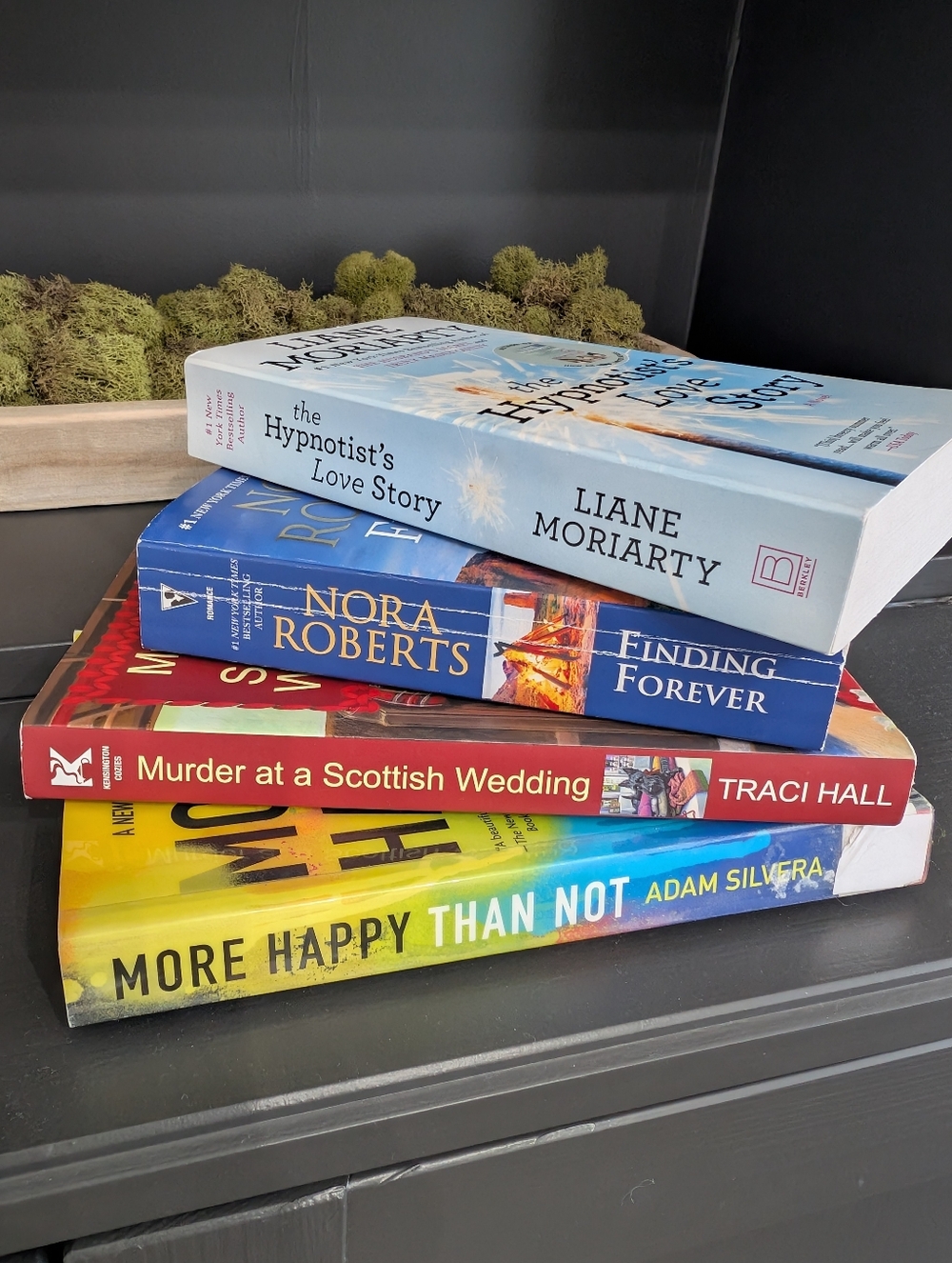 Set Of 4 Books | Liane Moriarty | Nora Roberts | Traci Hall | Adam Silvera